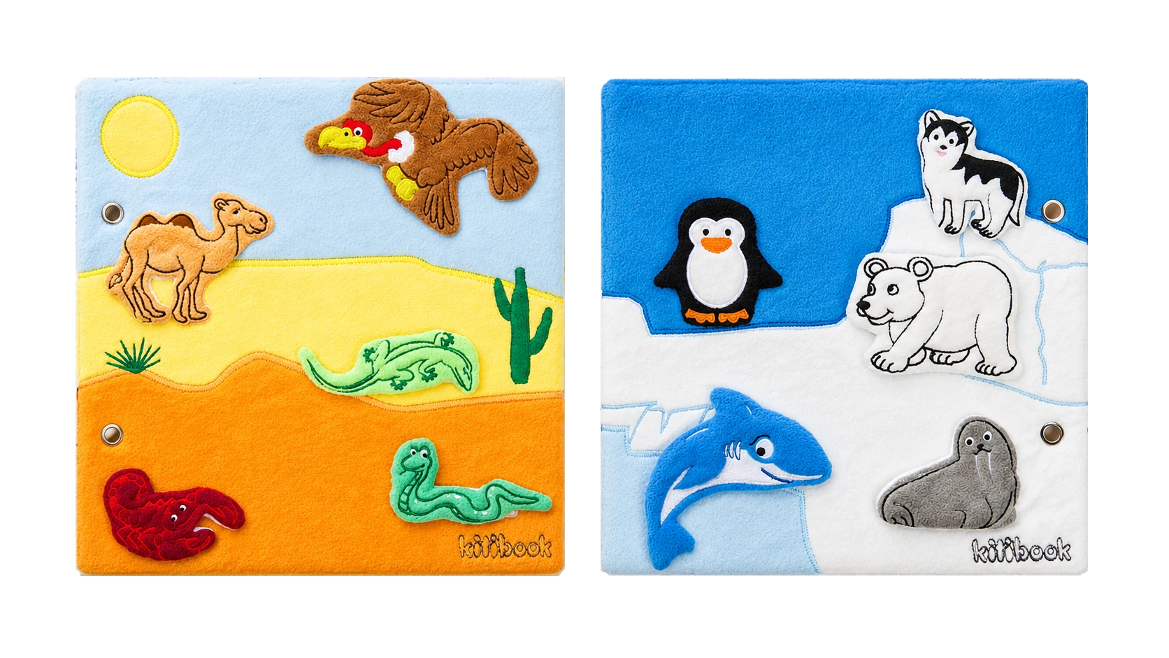 Planche Animaux – désert et banquise — activité du Kitibook