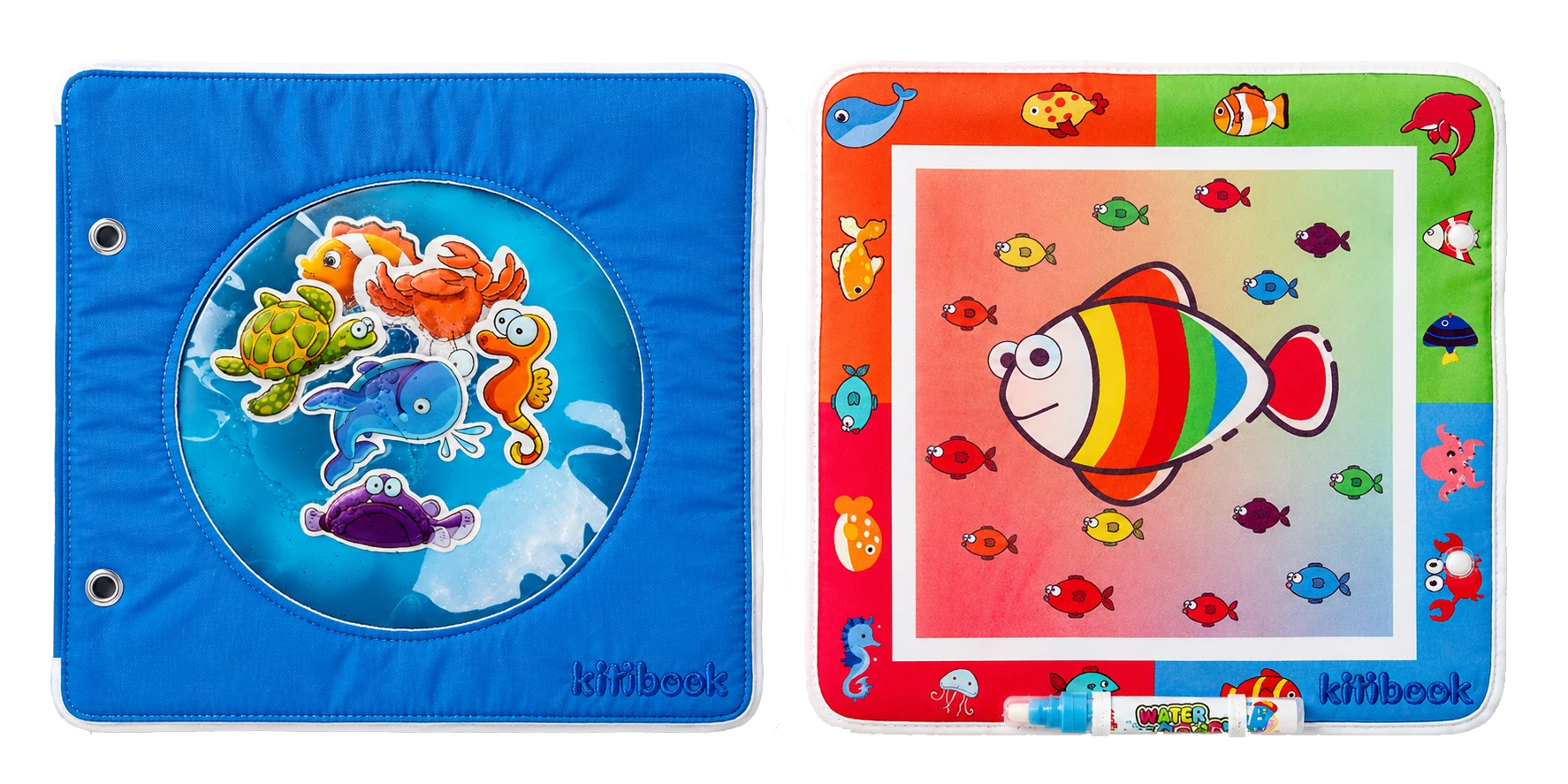 Planche Animaux mer et dextérité — activité du Kitibook