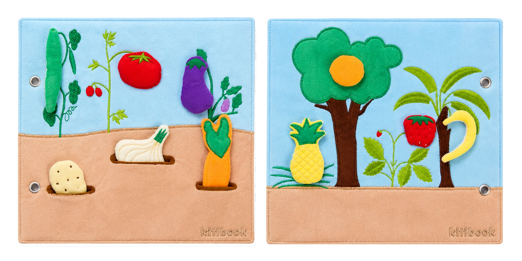 Planche Fruits et légumes — activité du Kitibook