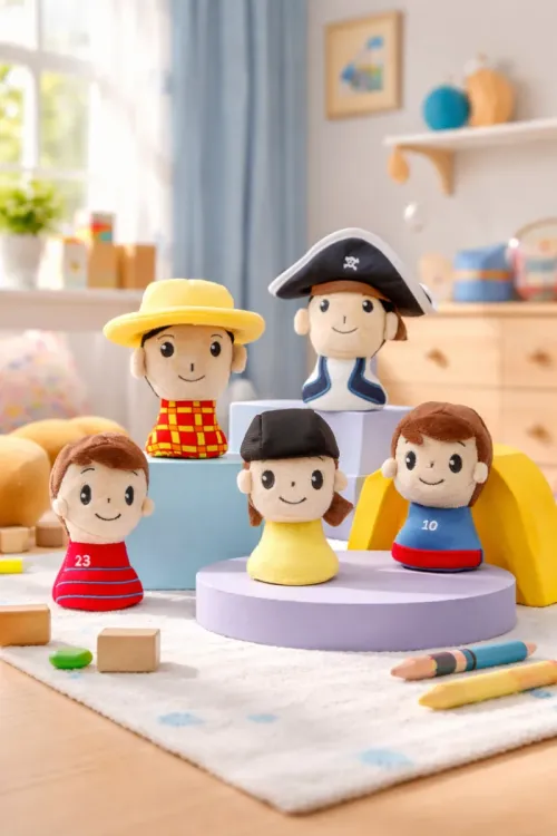 Little Heroes — figurines à doigt en tissu