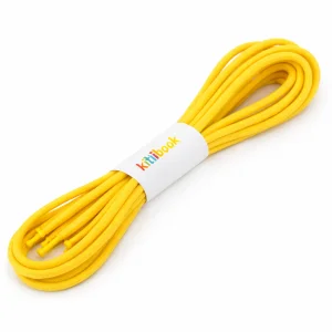 Paire de lacets jaunes Kitibook
