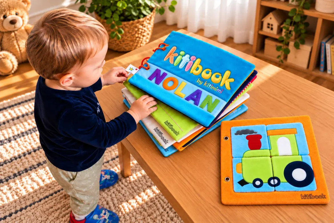 Nolan with his Kitibook