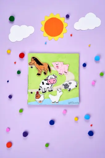 Planche Kitibook : Animaux Jungle et ferme