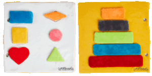 Planche éducative Kitibook — activité d'éveil pour bébé et enfant