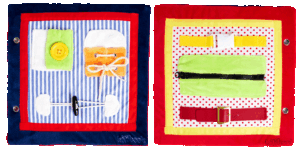 Planche éducative Kitibook — activité d'éveil pour bébé et enfant