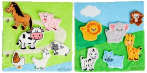 Planche éducative Kitibook — activité d'éveil pour bébé et enfant